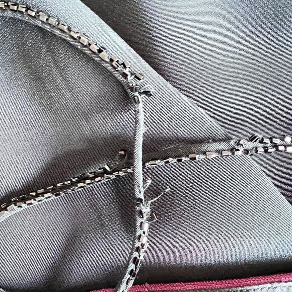 Niteline By Nahdree Vtg Black/Purple Beaded Cocktail Dress Size 12 - Picture 5 of 8